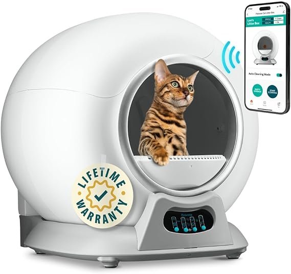 Self-Cleaning Cat Litter Box